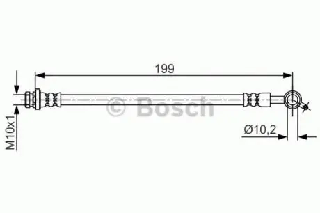 Шлангопровод 1 987 481 698 BOSCH 1987481698