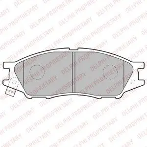 Тормозные колодки дисковые Delphi LP2184