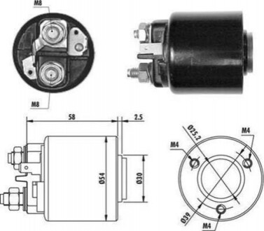 ELEKTROMAGNES BMW MAGNETI MARELLI AME0060