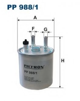 Топливный фильтр PP988/1 FILTRON PP9881