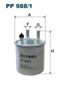 Топливный фильтр PP988/1 FILTRON PP9881