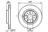 Тормозной диск 0 986 478 454 BOSCH 0986478454 (фото 1)