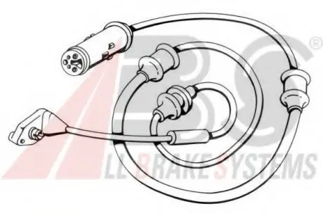 Датчик тормозных колодок ABS A.B.S. 39559