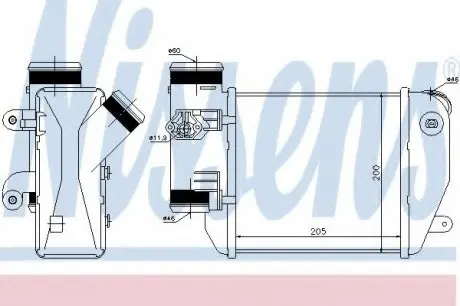 Интеркулер NISSENS 96576
