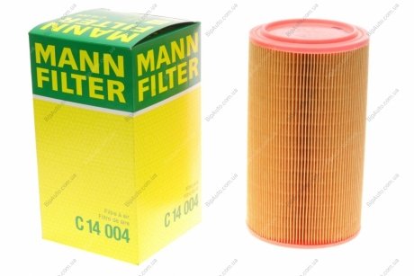 Фільтр повітряний -FILTER C 14 004 MANN C14004