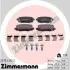Тормозные колодки дисковые ZIMMERMANN 257331702