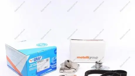 Комплект ГРМ з помпою води KP822-1 GRAF KP8221