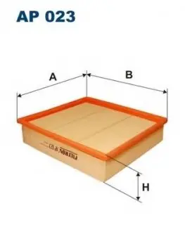 Фото 1 - воздушный фильтр FILTRON AP023 Воздушный фильтр FILTRON AP023 (фото 1)