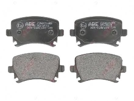 Комплект тормозных колодок, дисковый тормоз ABE C2W021ABE (фото 1)