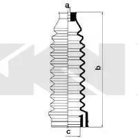 Пильовик рульового механізма GKN SPIDAN 83653