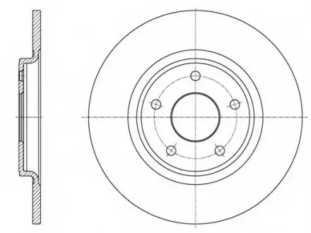 Гальмівний диск REMSA 6155900