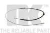 Трос ручных тормозов Renault Kangoo 08- 2010/920 mm 9039132