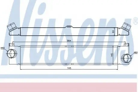 Интеркулер NISSENS 96623