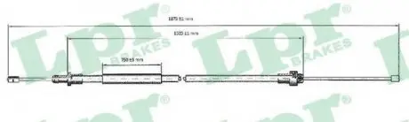 Трос, стояночная тормозная система LPR C0092B