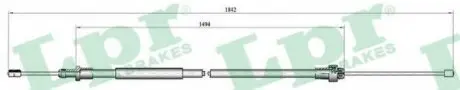 Трос, стояночная тормозная система LPR C0094B
