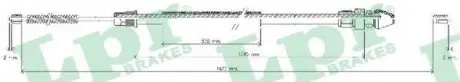 Трос, стояночная тормозная система LPR C0369B