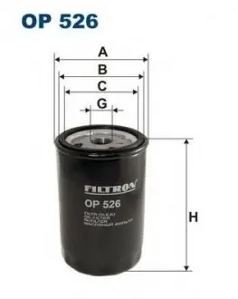 Фільтр масляний OP 526 PROMO FILTRON OP526