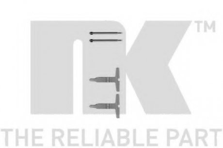 Комплектующие, колодки дискового тормоза NK 7933217 (фото 1)