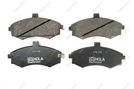 Колодка тормозная передняя (4 шт.) (FDB1840) HOLA BD835 (фото 1)