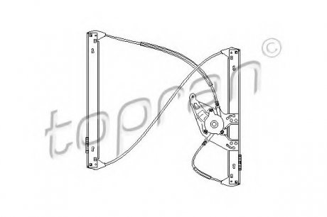 Подъемное устройство для окон TOPRAN 110 451 TOPRAN / HANS PRIES 110451