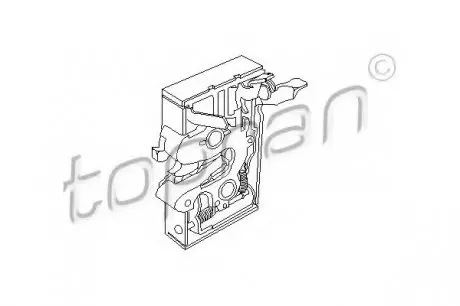 Замок двері TOPRAN 103 430 TOPRAN / HANS PRIES 103430
