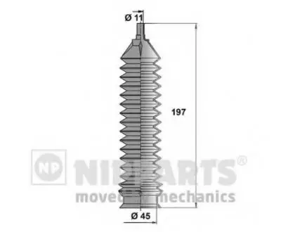 Пильник рульового керування NIPPARTS J2840902
