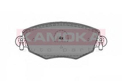 Комплект тормозных колодок, дисковый тор KAMOKA JQ1012850