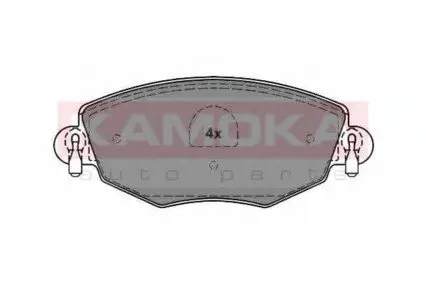 Комплект гальмівних колодок, дисковий тор KAMOKA JQ1012850