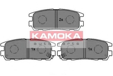 Комплект тормозных колодок, дисковый тор KAMOKA JQ1012034 (фото 1)