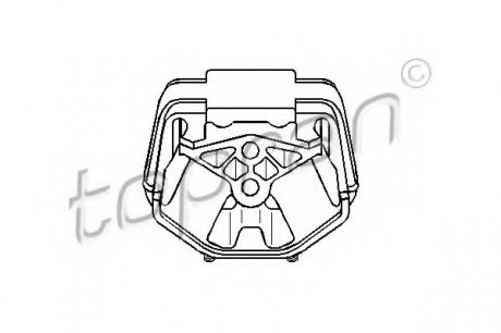 Підвіска, двигун TOPRAN TOPRAN / HANS PRIES 201366