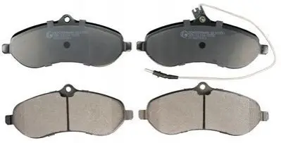 Комплект тормозных колодок, дисковый тормоз Denckermann B110950