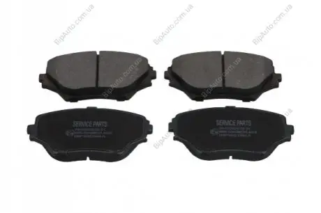 Комплект гальмівних колодок PARTS KBP-9011 KAVO KBP9011 (фото 1)