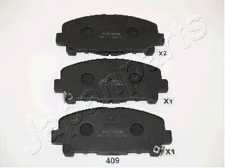 Тормозные колодки дисковые PA-409AF JAPANPARTS PA409AF
