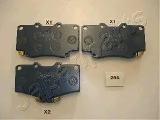 Тормозные колодки дисковые PA-254AF JAPANPARTS PA254AF
