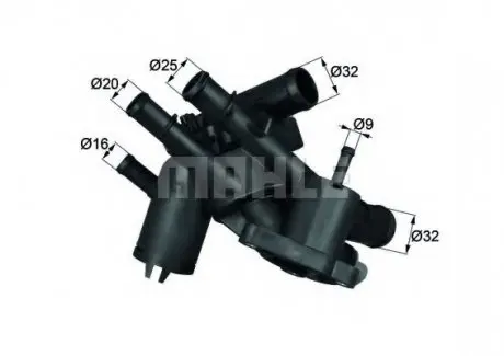 Термостат, охолоджуюча рідина MAHLE TM 4 109 MAHLE / KNECHT TM4109 (фото 1)