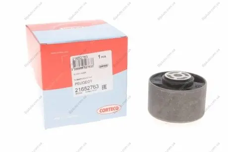 Сайлентблок подушки двигуна (зад.) Fiat Scudo/Citroen Jumpy 07-/Citroen Berlingo 08- CORTECO 21652763 (фото 1)