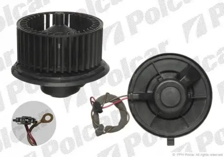 Вентилятори кабіни AC=(-) VOLKSWAGEN SEAT (PJ) Polcar 6713NU-1