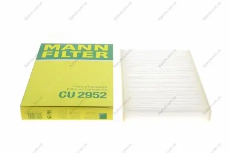 Фото фільтр салону -FILTER CU 2952 MANN CU2952 Фільтр салону -FILTER CU 2952 MANN CU2952