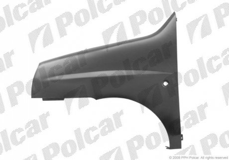Крило переднє права сторона FIAT DOBLO (119/223) 01.01-12.05 (ZJ) Polcar 304002
