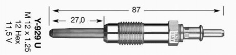 Свеча накаливания NGK Y929U