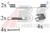 Комплектующие, тормозная колодка ABS 0814Q
