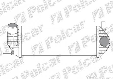 Радіатори повітря (Інтеркулери) Polcar 6062J8-2