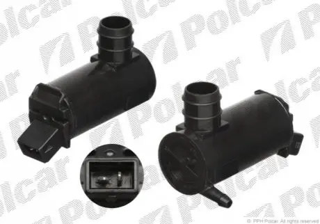 Подвійний насос омивача FORD ESCORT (GAL/ALL/AVL)/ORION + комбі/VAN 07.90-12.94 (PJ) Polcar 3201PS-2