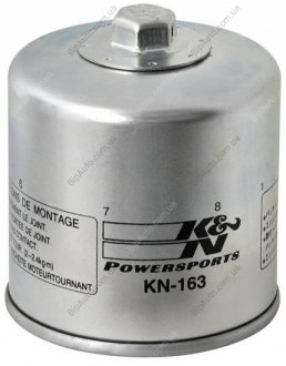 Масляний фільтр MOTO KN-163 K&N KN163 (фото 1)