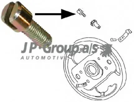 Реулировающий болт, тормозная система JP GROUP 8163850406