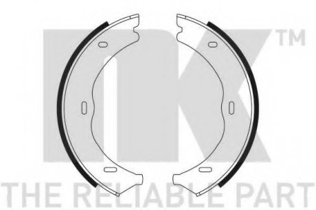 Комплект тормозных колодок, стояночная тормозная система NK 2733722