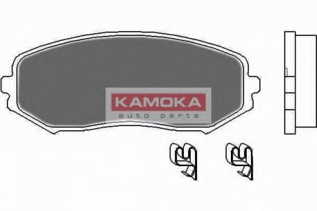 Тормозные колодки дисковые KAMOKA JQ1018120