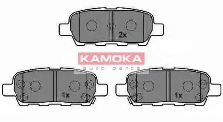 Комплект гальмівних колодок, дисковий тор KAMOKA JQ1013386