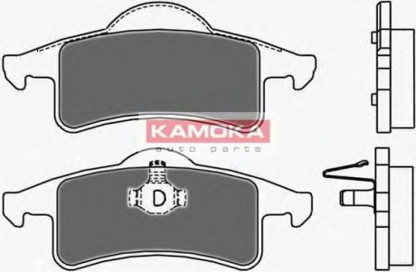 Тормозные колодки дисковые KAMOKA JQ1013048