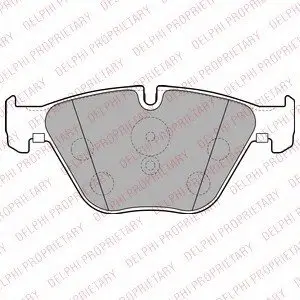 Тормозные колодки дисковые Delphi LP2245